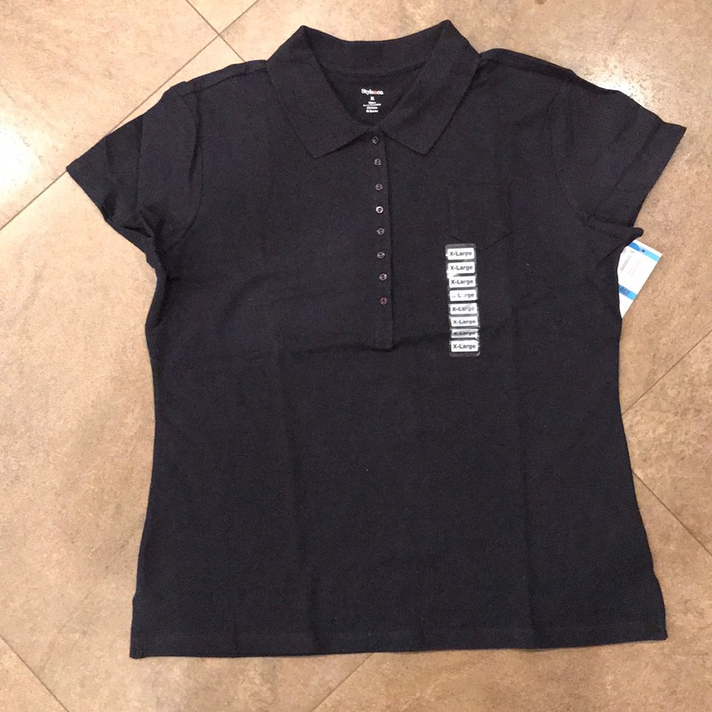 NWT Style & Co black pollo! Great for golf, tennis